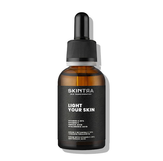 SkinTra – Light Your Skin – Serum with Vitamin C 20% and Ferulic Acid  